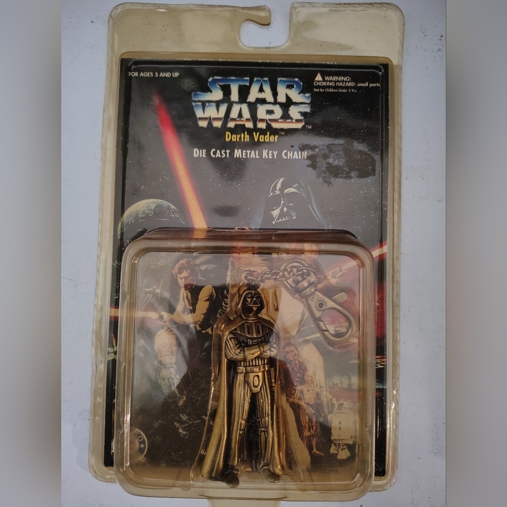 1996 Placo Toys Star Wars Darth Vader Die Cast Metal Key Chain